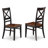 9 Piece Modern Dining Table Set Includes a Rectangle Wooden Table with Butterfly Leaf and 8 Kitchen Dining Chairs, Black & Cherry-49667109-22133857