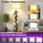 Bookcases With Led Light And Remote Control, 9-Tier Column Floor Lamp-1585701690
