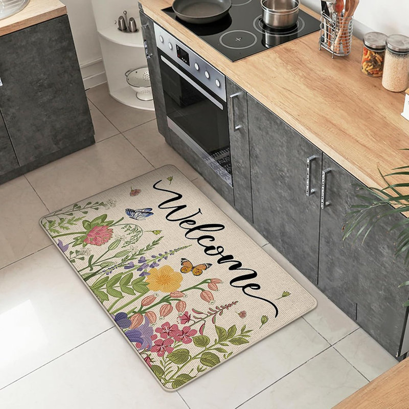 Tapis d'intérieur / extérieur antidérapant Wildflowers