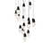 Martini 15 Light Crystal LED Multi-Light Pendant