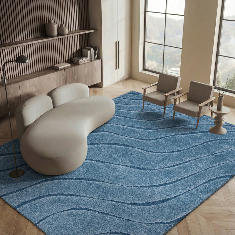 Tapis bleu Ashal, Rectangle 8 pi x 10 pi