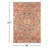 Reese Oriental Hand-Knotted Cotton Red/Dark Brown/Gold Area Rug-905775872