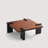 Walnut-Colored MDF Coffee Table