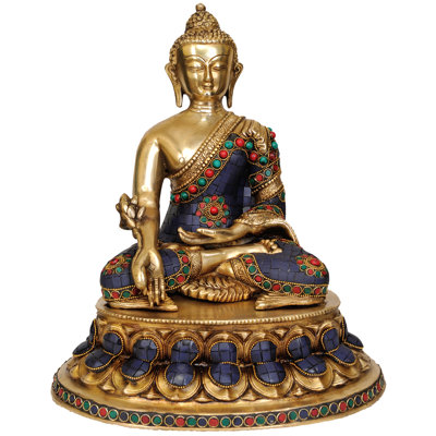 Divinité bouddhiste tibétaine - Lapis Bouddha de la guérison