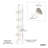 Solis Metal Adjustable Shelf with 4 Functional Shelves-112879756