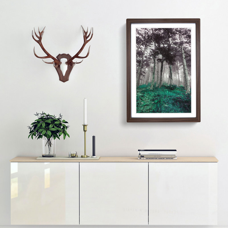 Forest in Russia - Framed Print, Walnut Framed, 36cm H x 27cm W x 2cm D