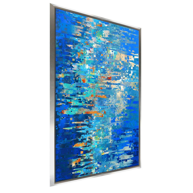"Romans 12: 12" S'approcher de l'espoir par Mark Lawrence - Cadre flottant, impression sur toile