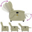 Fauteuil de massage en cuir véritable-672474825