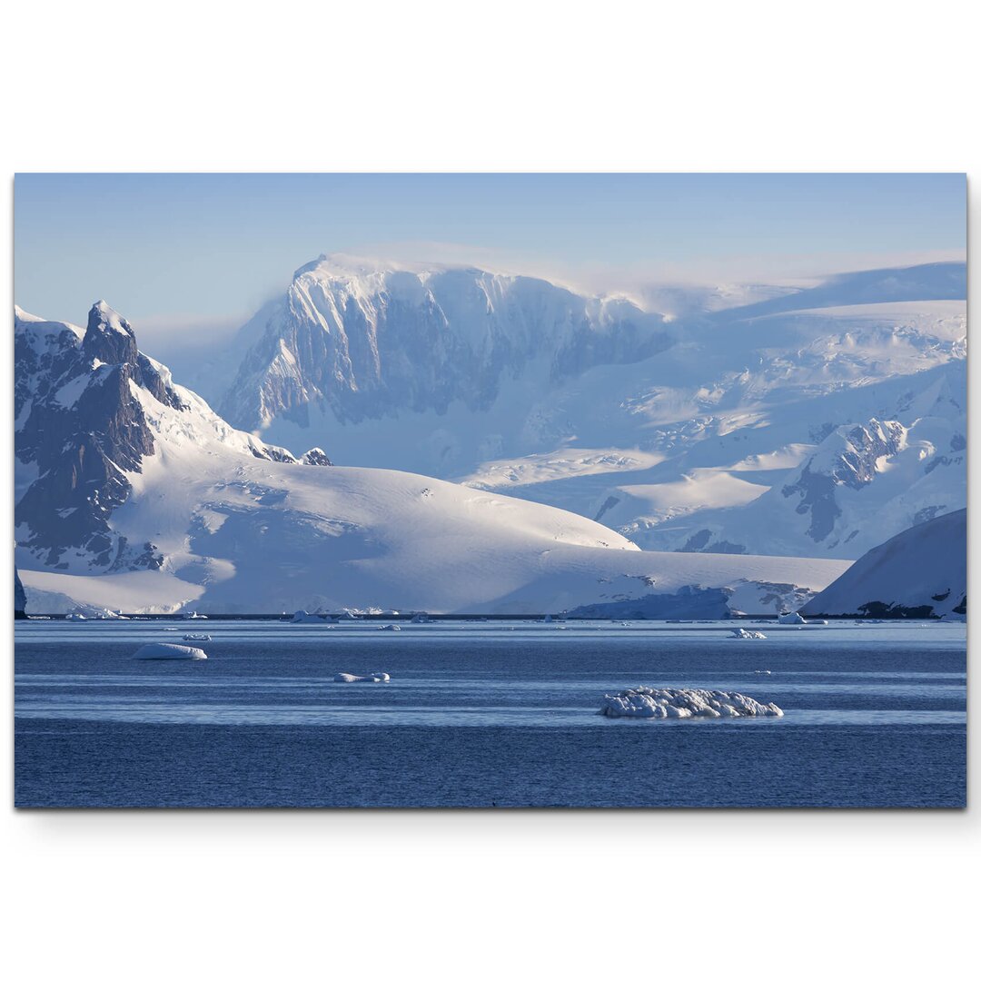 Leinwandbild Eisberge und Gletscher in der Antarktis