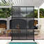 72.05''H x 47.75''W Modern Privacy Metal Screen Fence Panel-109617015
