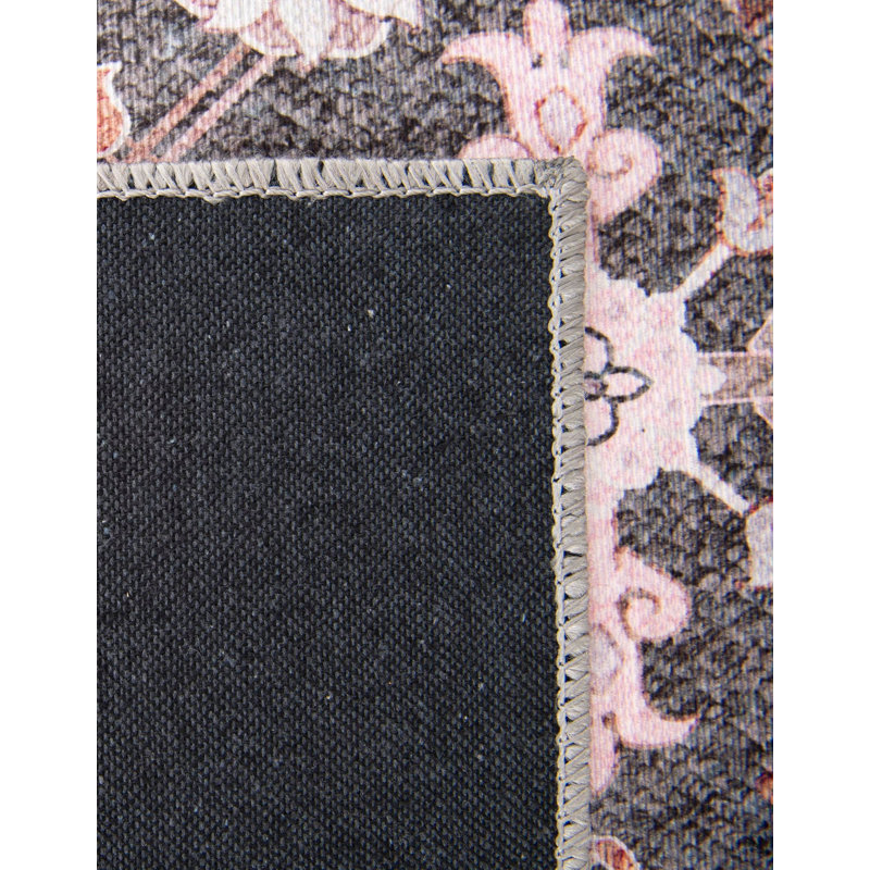 Michella Performance Chenille Floral Indoor Rug, Square 7'10" x 7'10"