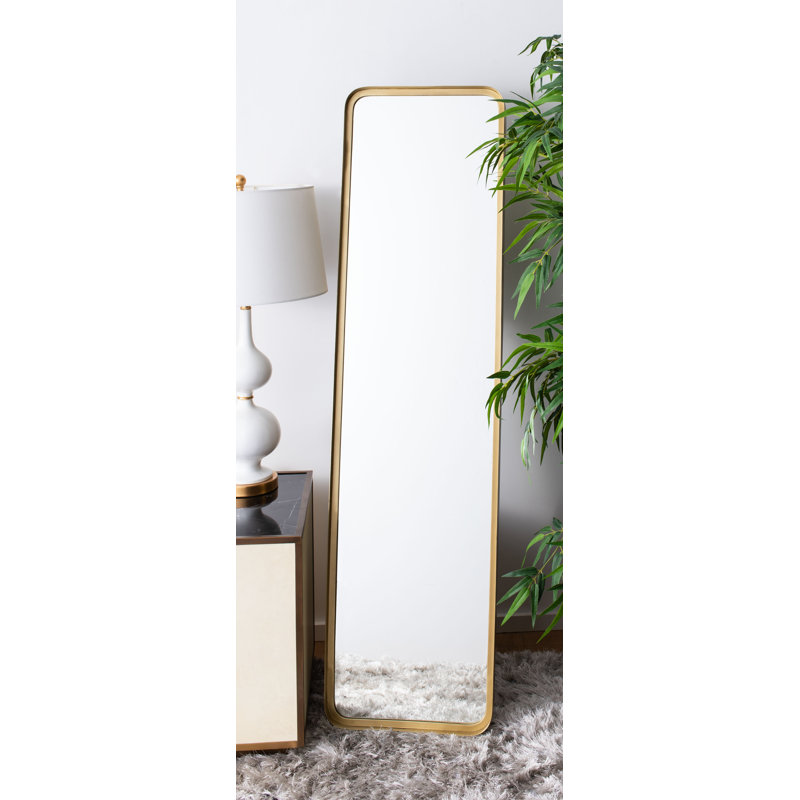 Keown Metal Flat Floor Mirror