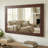 Shmuel Wood Framed with Safety Backing Ideal for Bathroom / Vanity Mirror-726897504-717736003