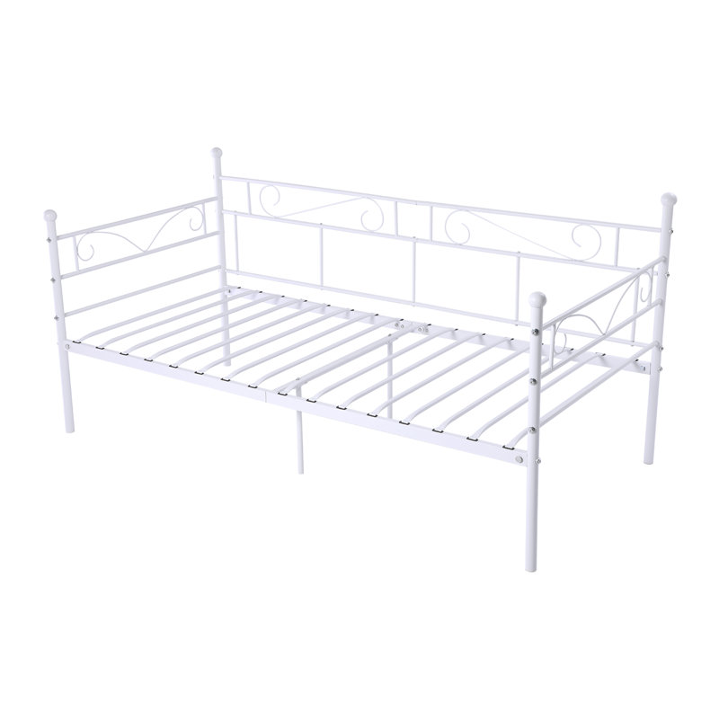 Single Steel Daybed, White, Single (3')