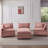 Modular Sectional Couch, Upholstered Sofa, 3-Seater Sofa With Ottoman-2135822507