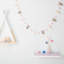 Banderoles et banderoles 5,5 "orange / blanches 5,5"