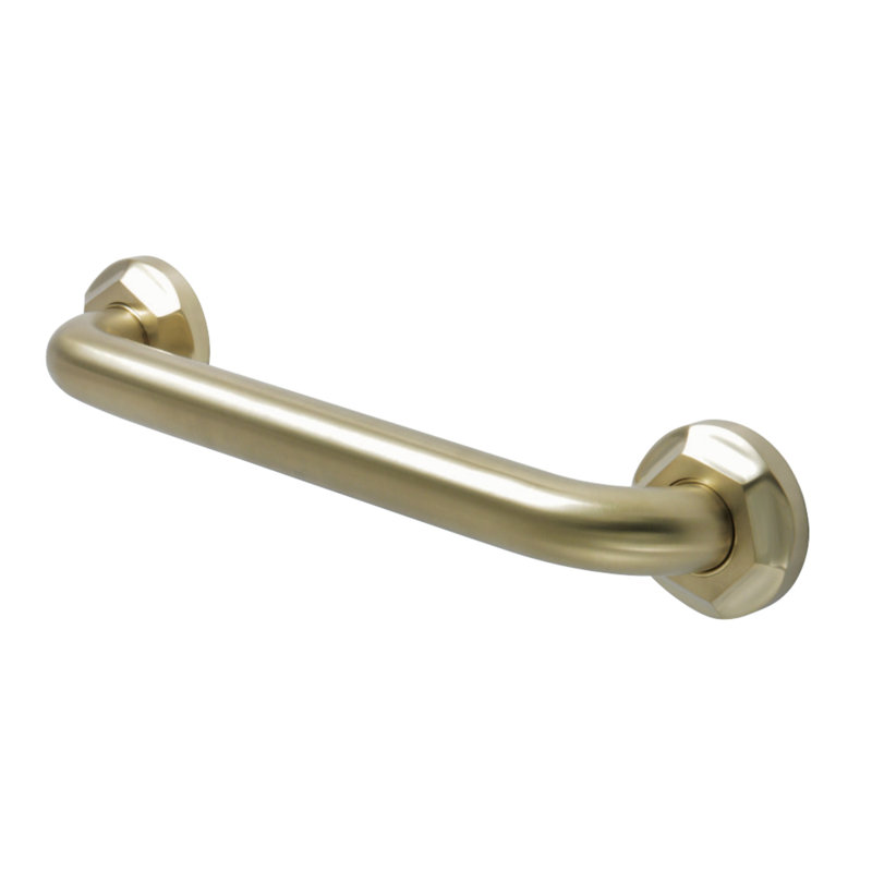 Kingston Brass Metropolitan O.D Grab Bar, 2.81" H x 18.81" W x 2.75" D, Satin Brass