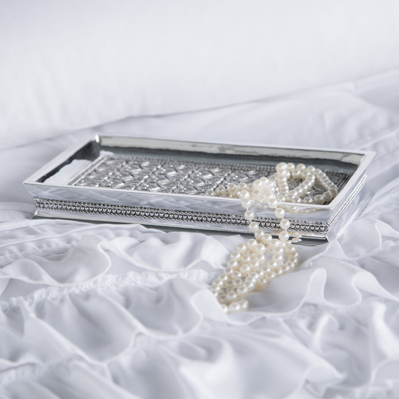 Plateau de coiffeuse Beaded Heart