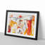 Abstract Art Painting Vol.461 by S.Johnson - Framed Print-55615091-55615092