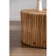 Table de style rétro avec matériaux, processus de nettoyage simple: café rétro texturant vertical de 31,5 po. Bois. Aucun assemblage requis. Nettoyage. Capacité de charge de 110 lb. Idéal pour la vie, le bureau et les repas. Naturel