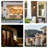 2 Pack Exterior Wall Mount Light, Matte Black Outdoor Wall Sconce with Clear Glass Shade, E26 Base Exterior Wall Light Fixture, Weather Resistant Porch Lamp for Patio Garage