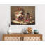 Floral Composition On A Table by Jean-Baptiste Robie - Wrapped Canvas Painting-1348602243