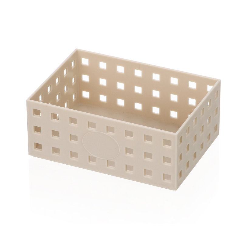 Panier de plastique, 2,5 po x 6,25 po x 4,5 po