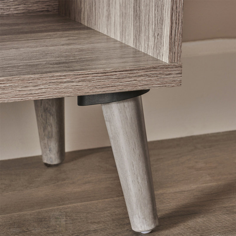 Bibliothèque à 4 niveaux en bois avec pieds durables, design moderne pour un rangement organisé et élégant dans n'importe quelle pièce