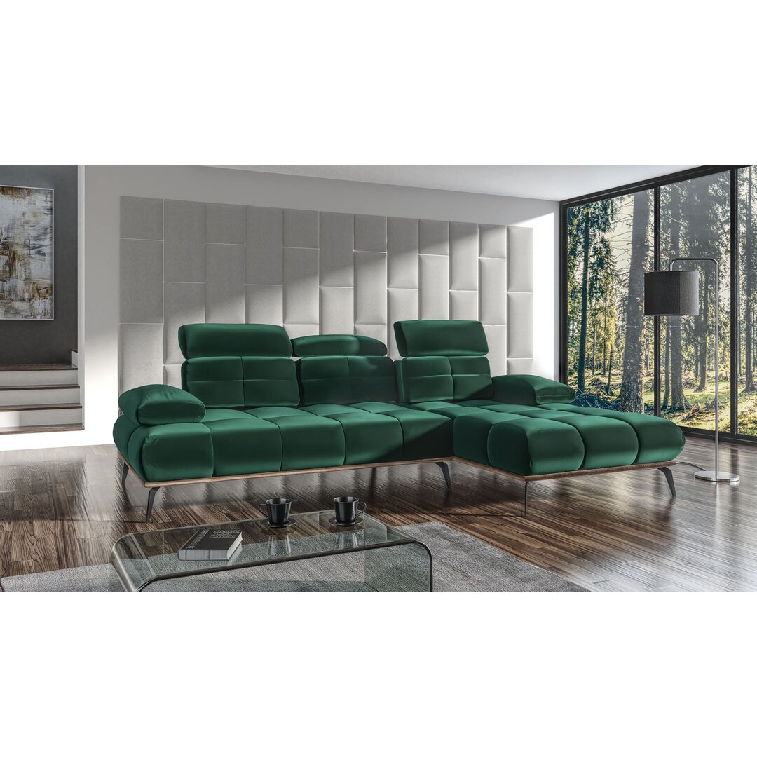 Premium Ecksofa Biggs aus Samt