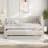Upholstered Daybed With Trundle, Three Drawers And Vertical Striped Design-870243475-870243470