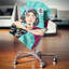 Femme dans un style comique - Coussin à imprimé portrait-29366884-29366887