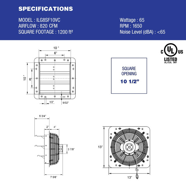 Dimensions du produit