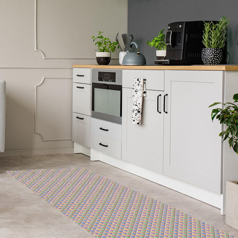 Chenille Geometric Indoor Rug, Runner 2'6" x 8'