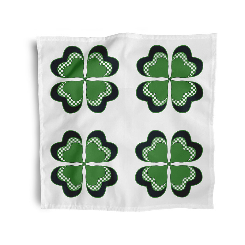 Christe Polyester Geometric Square Napkin