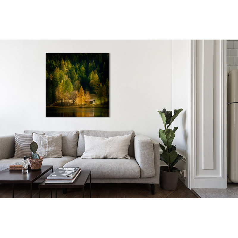 «Nature Art Color I» par Uwe Steger, reproduction sur toile, H 48 po x l 48 po x P 1,5 po