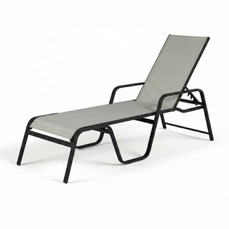 Chaise, Augustine Alloy II Sling/Granite