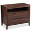 Table de chevet brune moderne Mid-Century
