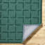 Rectangle Loretto Geometric Hand Loomed Wool Area Rug in Green-634904547