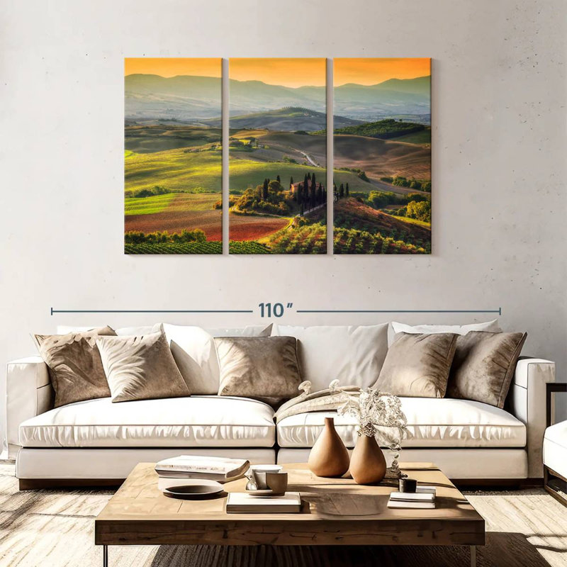 Alvord, Toscane à l'aube, H 48 po x l 74 po