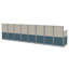 Poste de travail 4 personnes Regency Instant Office 63H x 129W-133697449
