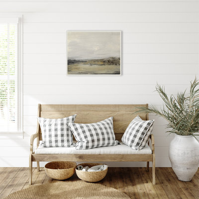 Misty Shoreline II by Sharon Gordon Framed Canvas Wall Art Print