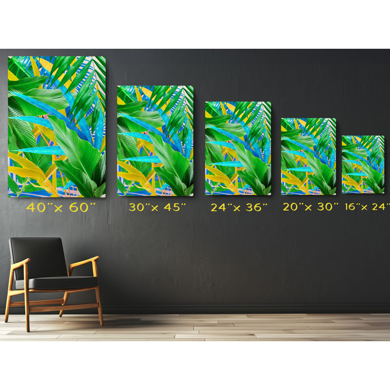 «Modern Minimalist Tropical», reproduction d'art sur toile