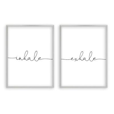 Inhale Exhale - 2 Piece Print