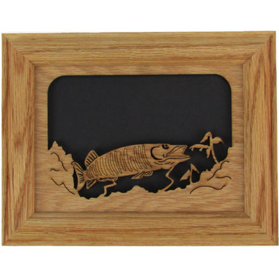 Oak Solid Wood Picture Frame with Mat