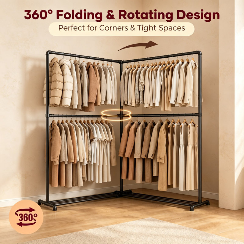 195 cm Clothes Rack