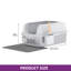 Charliann Stainless Steel Litter Box with Scoop-1902902831