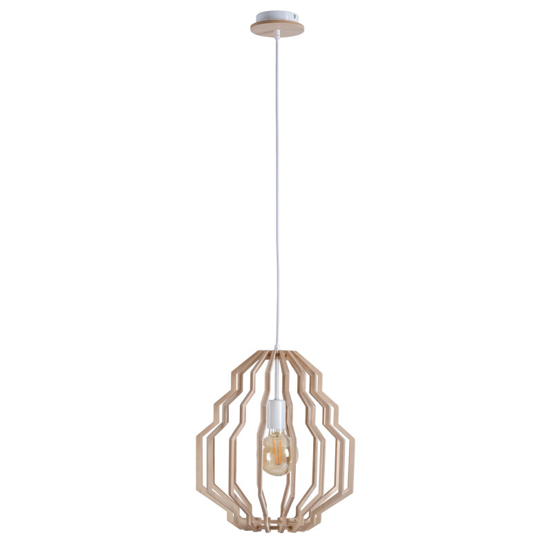 Webber 1 - Light Pendant, Wood