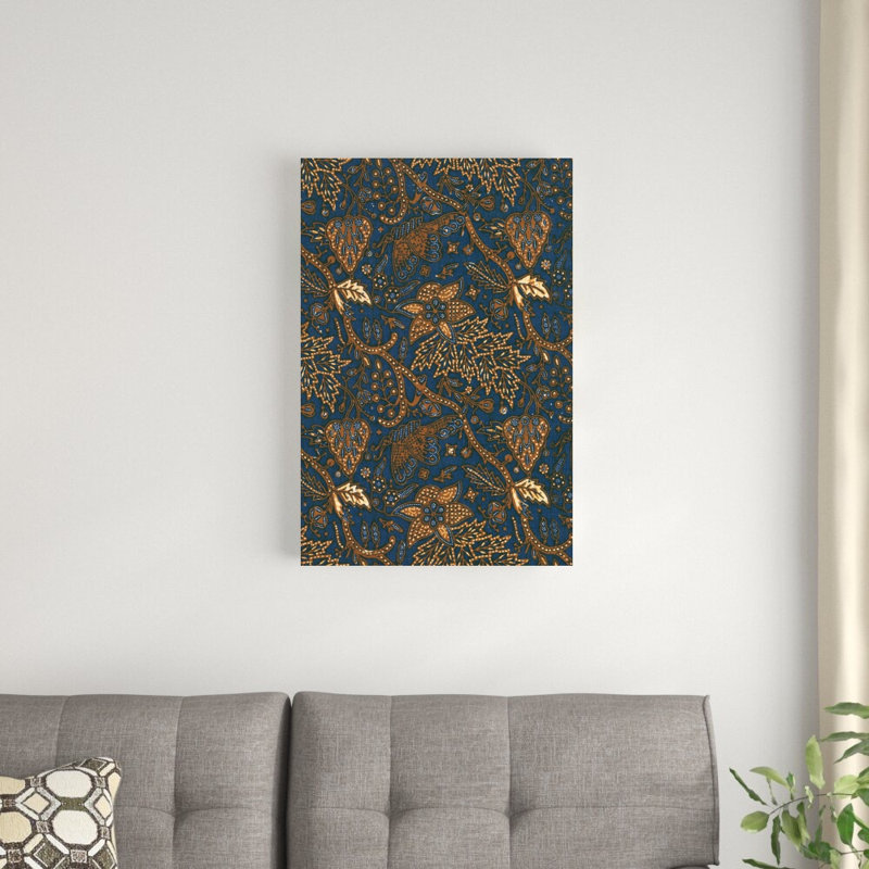 Batik indonésien II, H 30 po x l 20 po