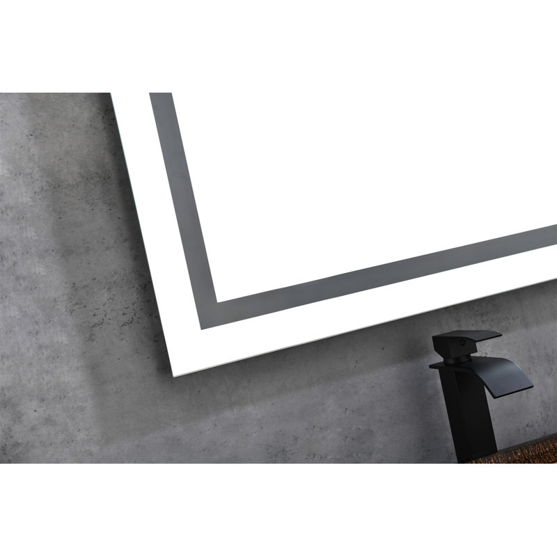 Miroir de salle de bain 72 po x 32 po à DEL