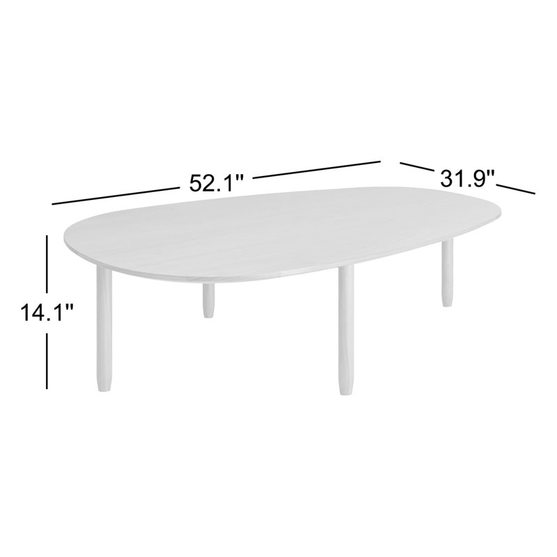 Swole Coffee Table, Walnut